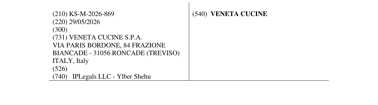 Zëri i markës VENETA CUCINE në buletin