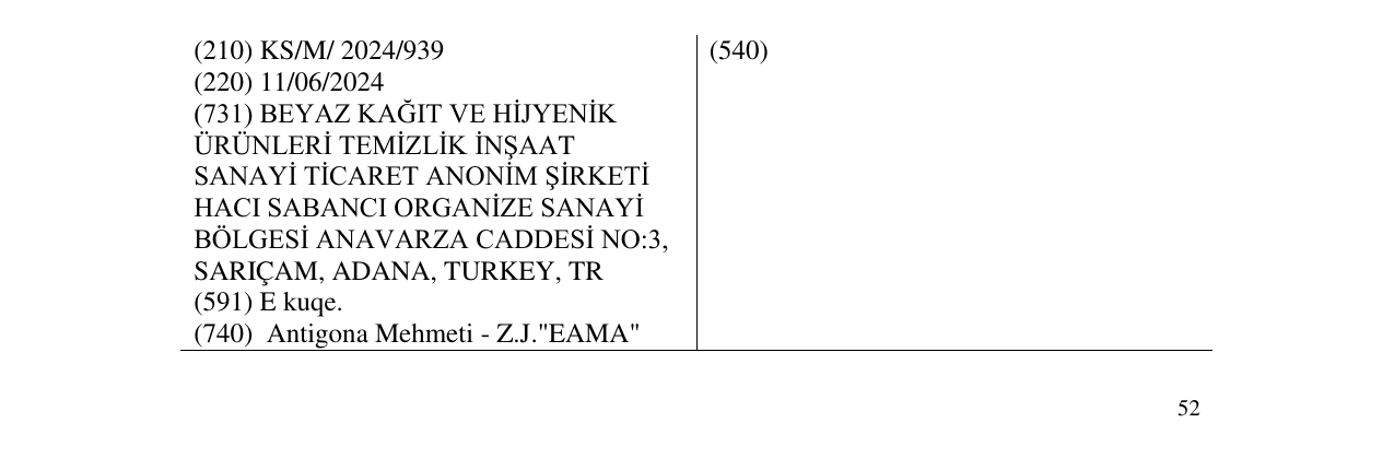 Zëri i markës Asperox SPARX në buletin
