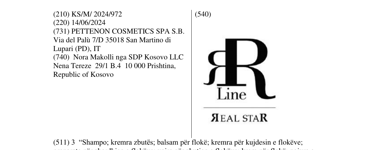 Zëri i markës REAL STAR në buletin