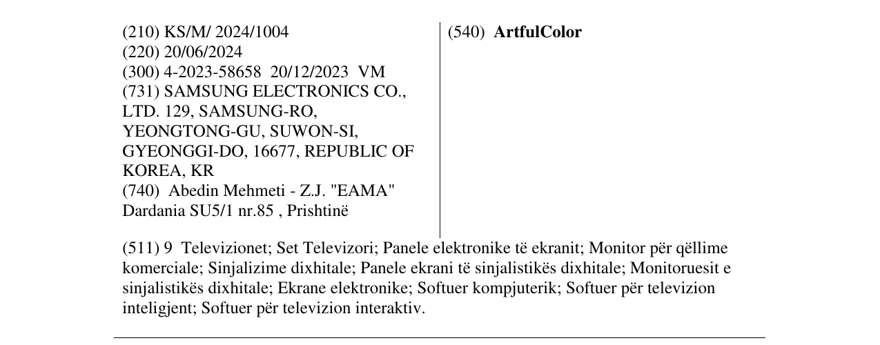 Zëri i markës ArtfulColor në buletin