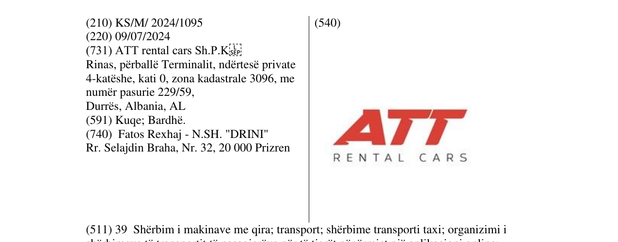 Zëri i markës ATT në buletin