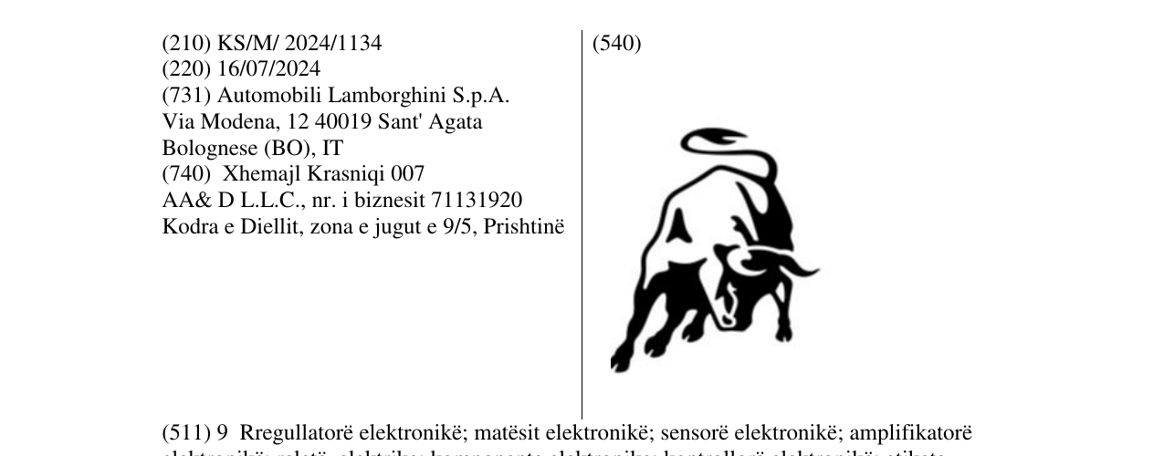 Zëri i markës BULL LOGO në buletin