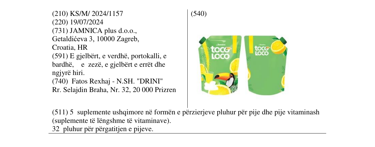 Zëri i markës tocoloco në buletin