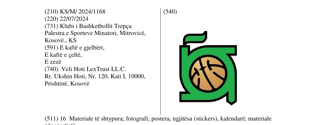 Zëri i markës KB TREPQA në buletin