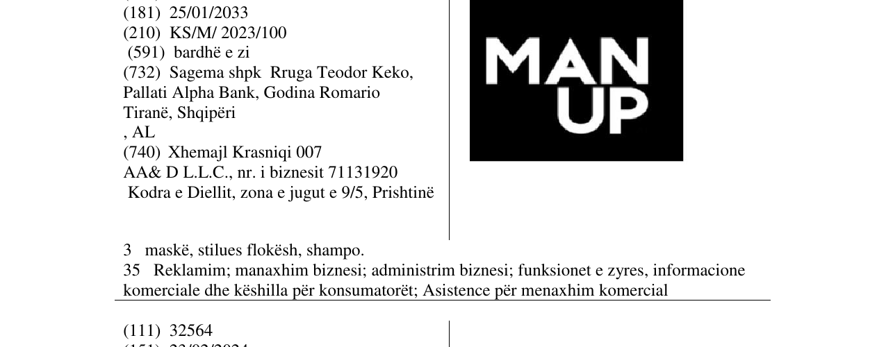Zëri i markës MAN UP në buletin
