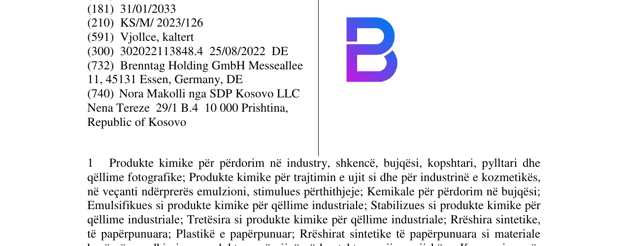Zëri i markës B në buletin