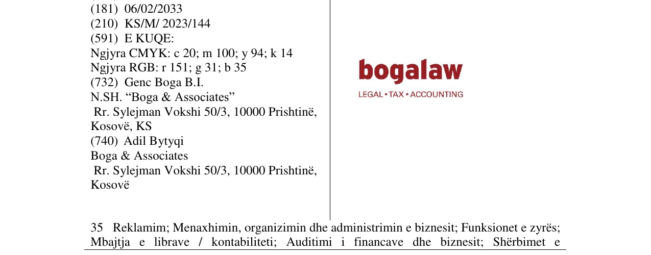 Zëri i markës bogalaw në buletin