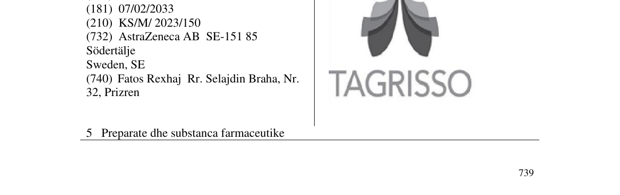 Zëri i markës TAGRISO në buletin
