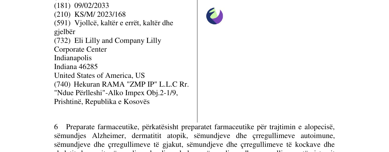 Zëri i markës ELI LILLY në buletin