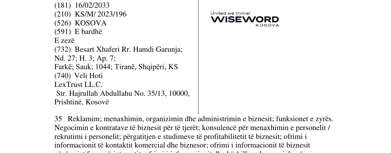 Zëri i markës WISEWORD në buletin