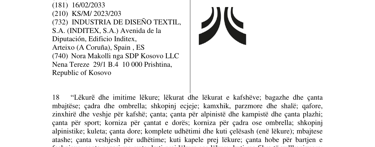 Zëri i markës OYSHO në buletin