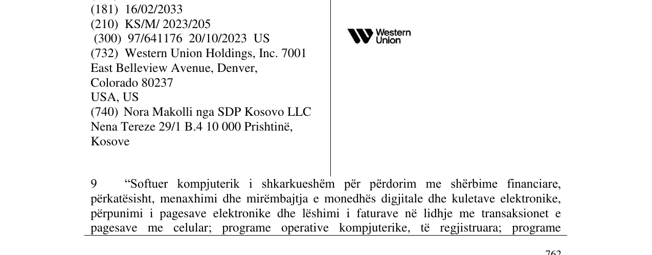 Zëri i markës western union në buletin