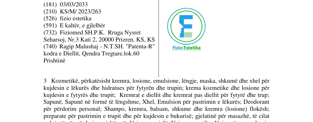 Zëri i markës fizio estetika në buletin