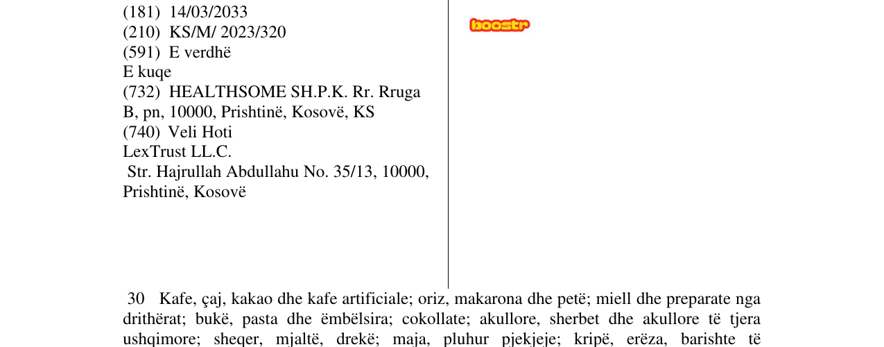 Zëri i markës boostr në buletin