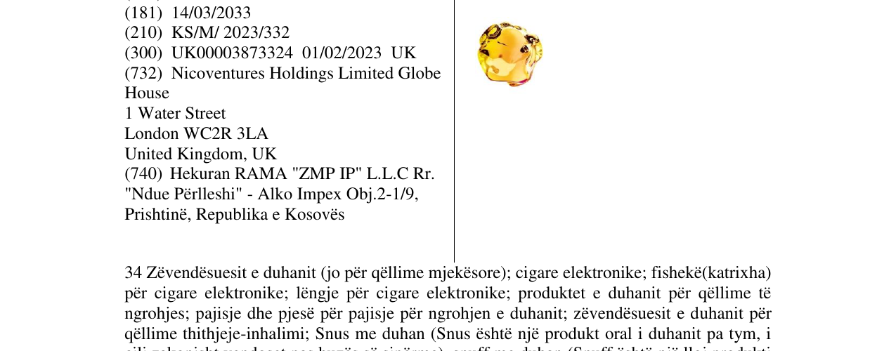 Zëri i markës farat e bananes në buletin