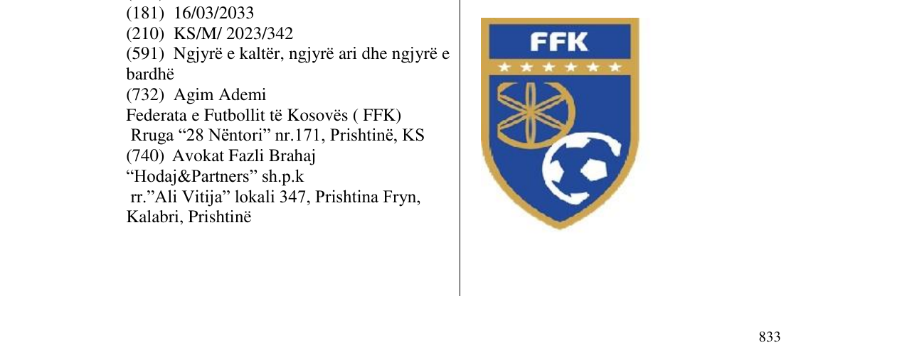 Zëri i markës FFK në buletin