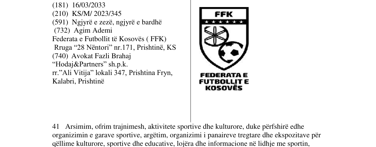 Zëri i markës FFK në buletin