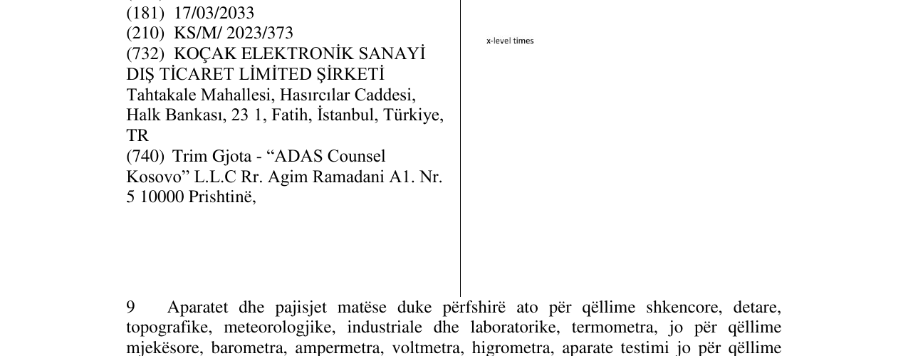 Zëri i markës X-level times në buletin
