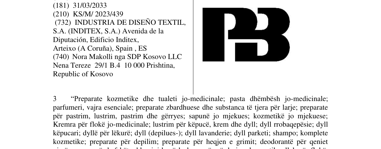 Zëri i markës RB në buletin