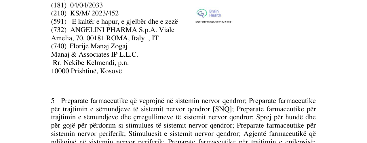 Zëri i markës Brain Health në buletin