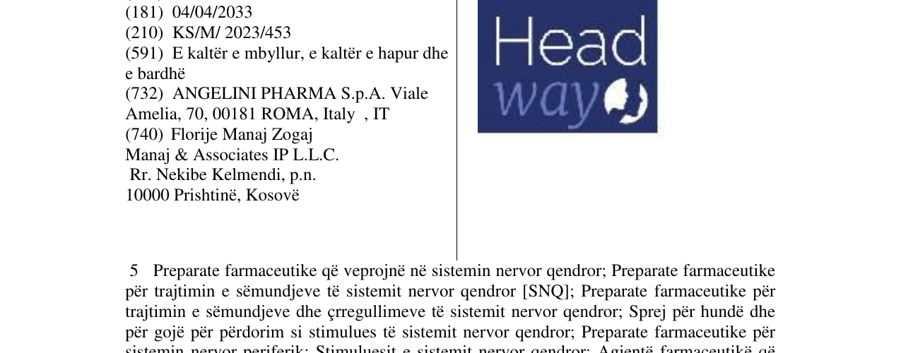 Zëri i markës Head way në buletin