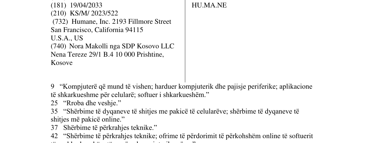Zëri i markës Markë figurative në buletin