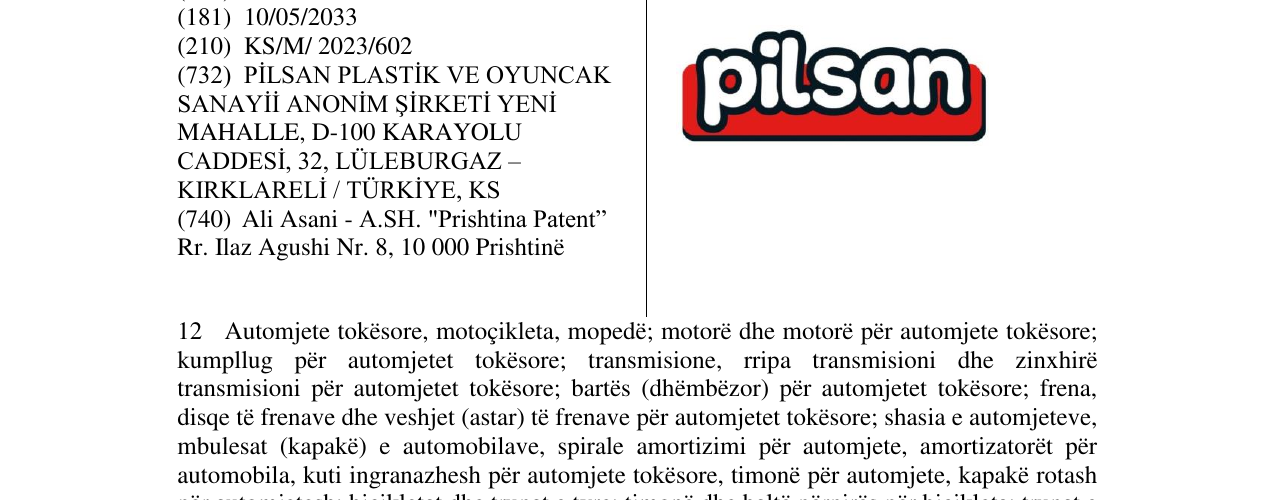 Zëri i markës pilsan në buletin