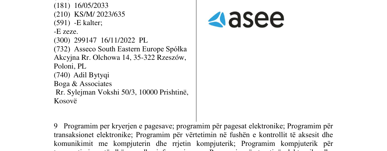 Zëri i markës asee në buletin