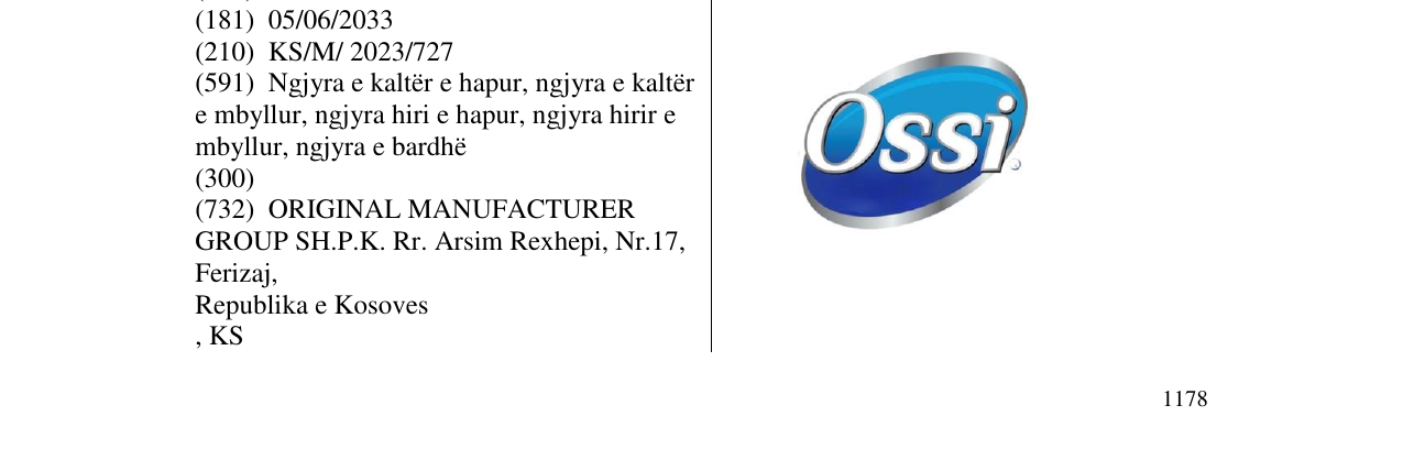 Zëri i markës OSSI në buletin