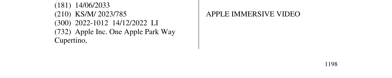 Zëri i markës APPLE IMMERSIVE VIDEO në buletin