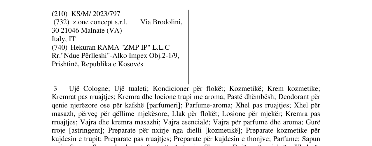 Zëri i markës DEPOT në buletin