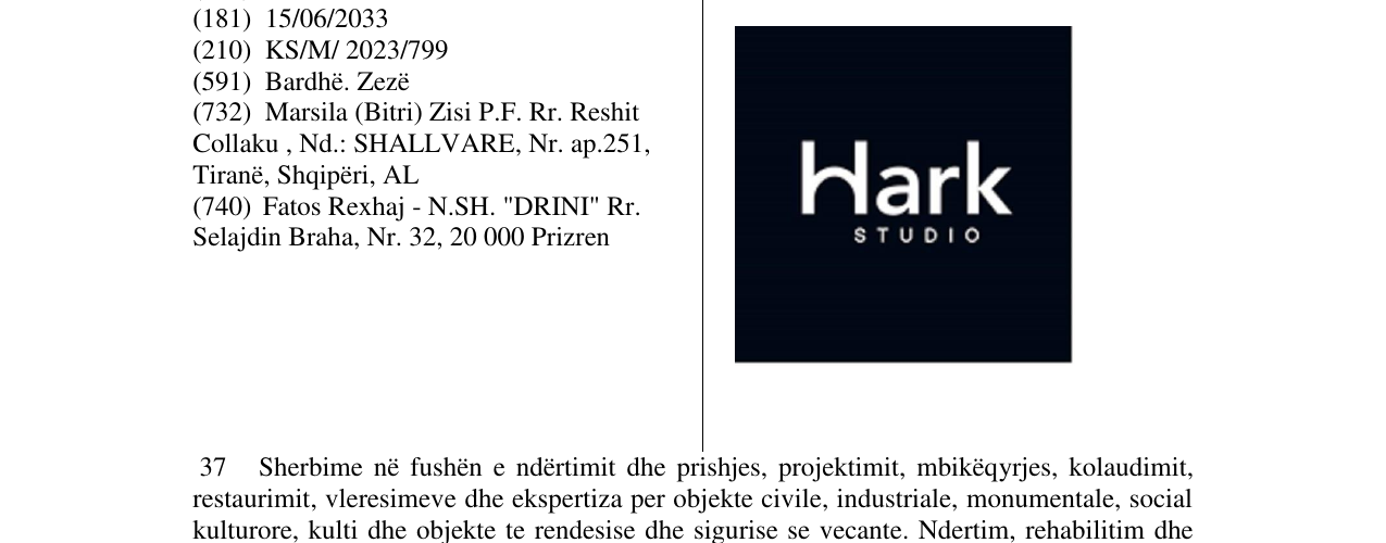 Zëri i markës HARK në buletin