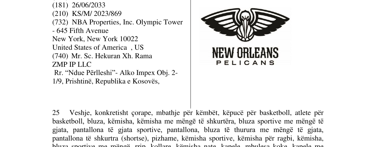 Zëri i markës NEW ORLEANS në buletin