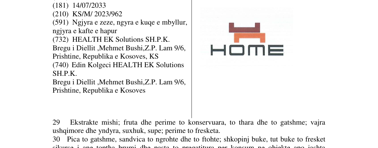 Zëri i markës HOME në buletin