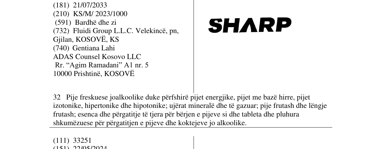 Zëri i markës SHARP në buletin