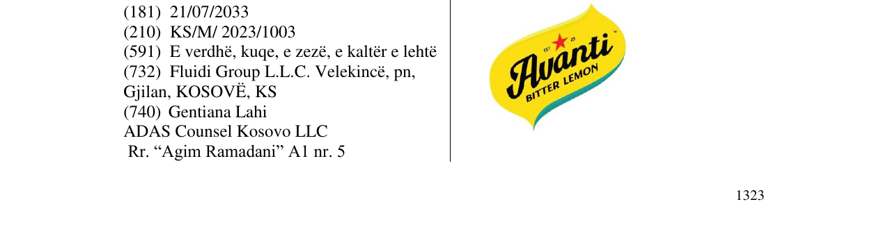 Zëri i markës AVANTI në buletin