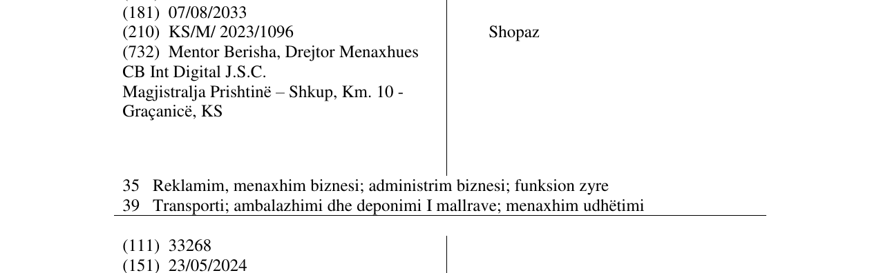 Zëri i markës Shopaz në buletin