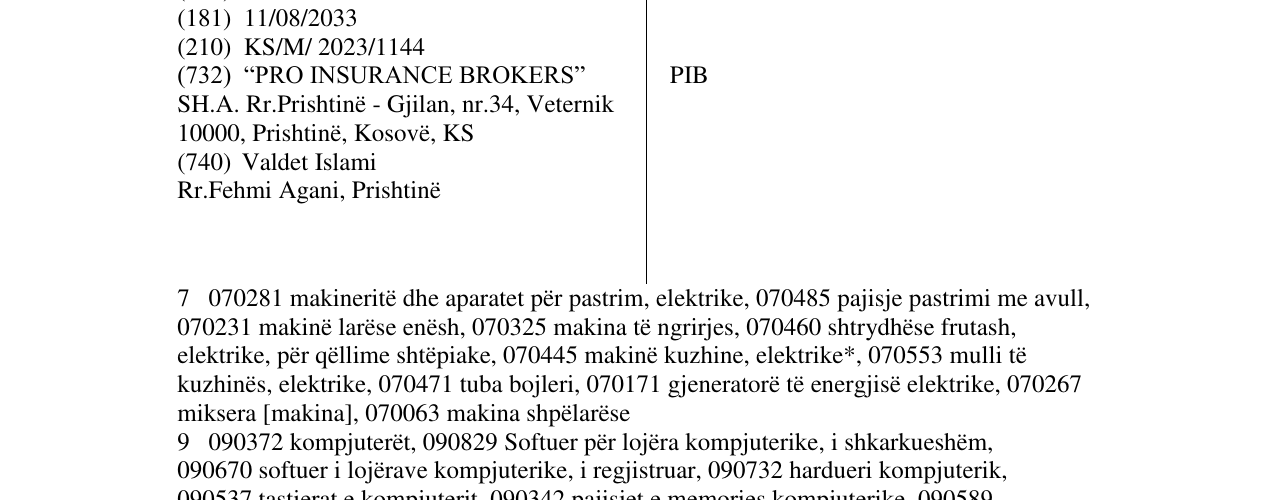Zëri i markës PIB në buletin