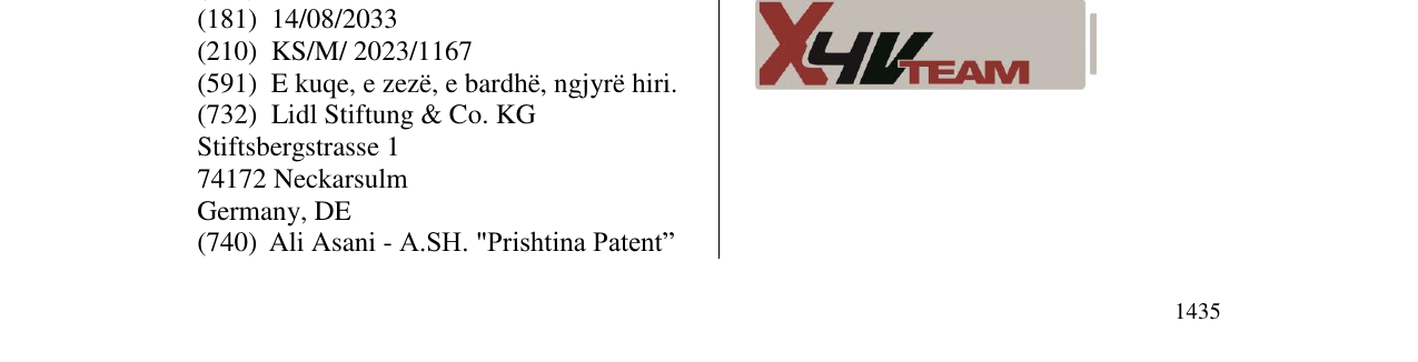 Zëri i markës X4VTEAM në buletin