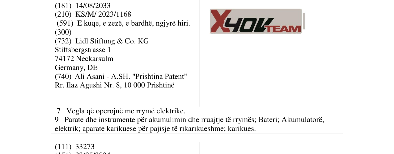Zëri i markës X4OV TEAM në buletin