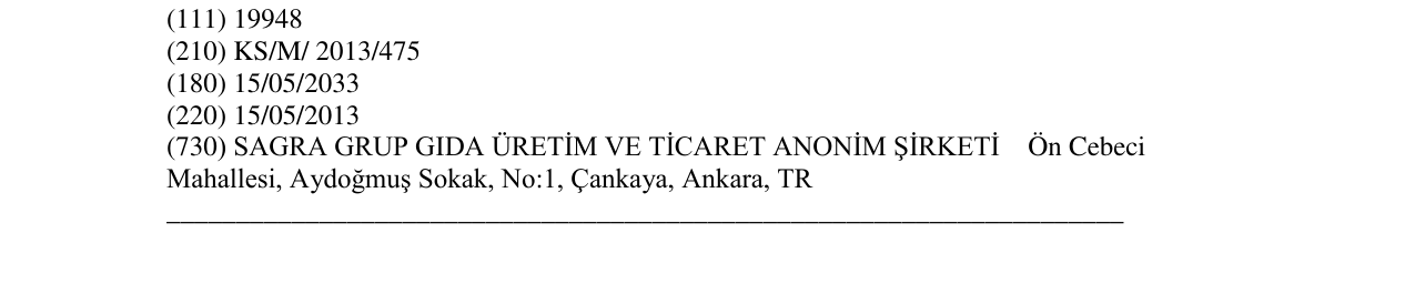 Zëri i markës tadelle në buletin