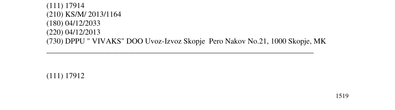 Zëri i markës VIVA Fresh në buletin