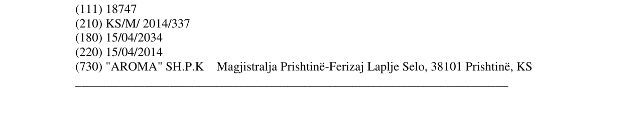 Zëri i markës Fellini në buletin
