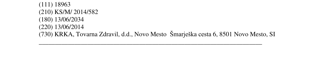 Zëri i markës MOLOXIN në buletin
