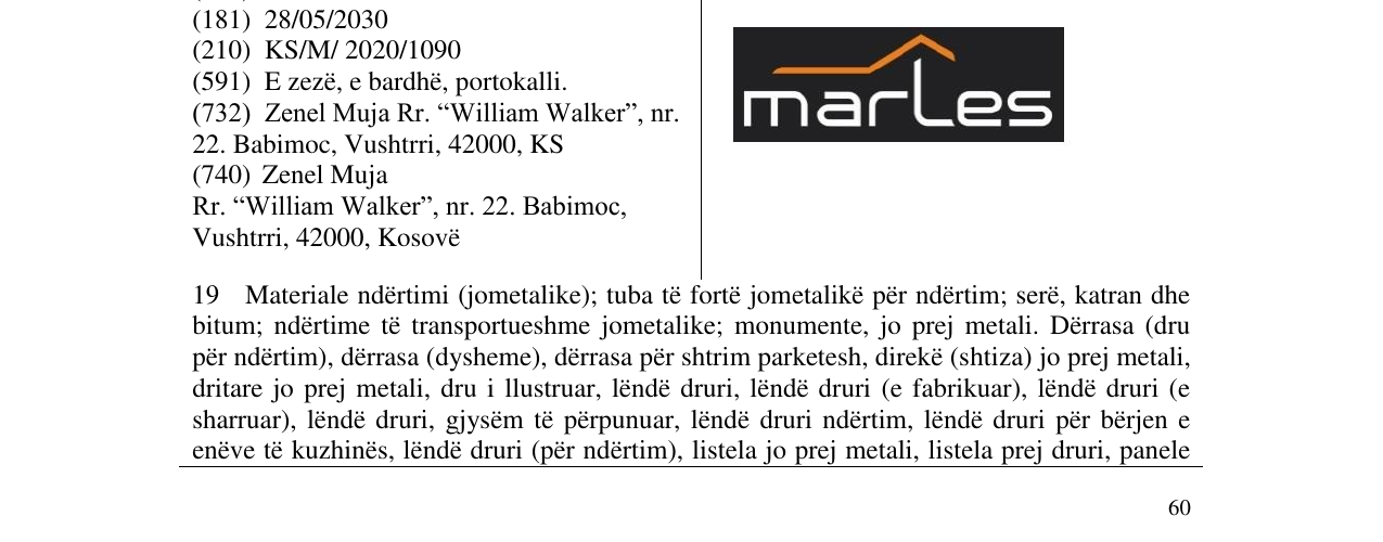 Zëri i markës marles në buletin