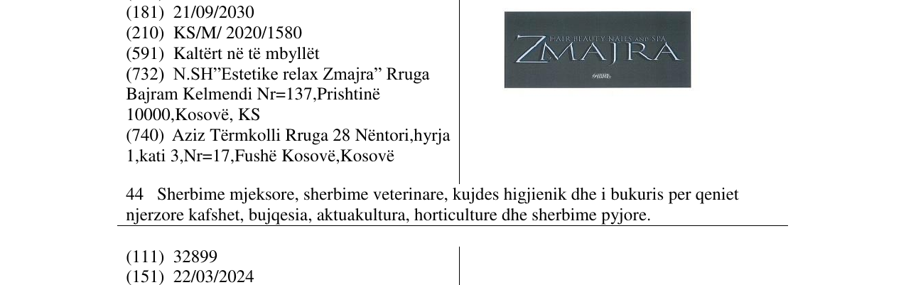 Zëri i markës zmajra në buletin