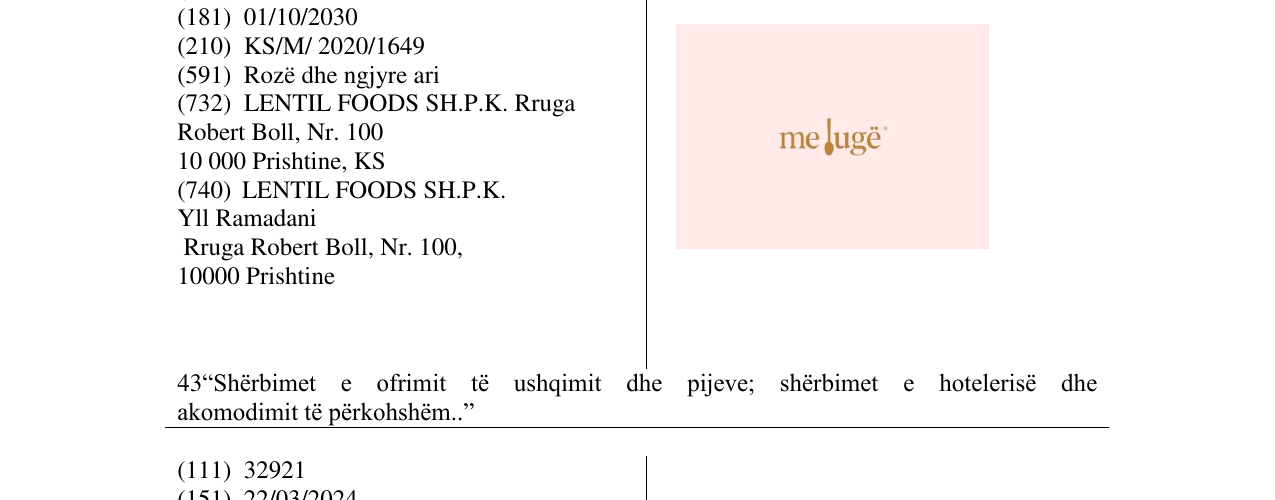 Zëri i markës ME LUGE në buletin