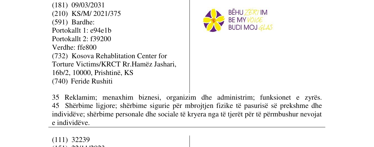 Zëri i markës Anemone në buletin
