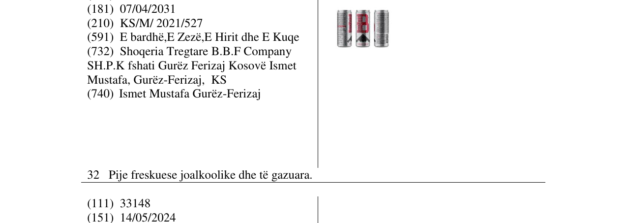 Zëri i markës BOMBER në buletin