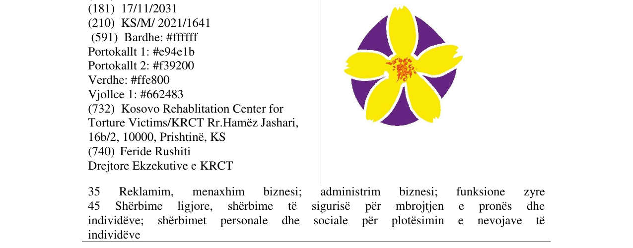 Zëri i markës Markë figurative në buletin